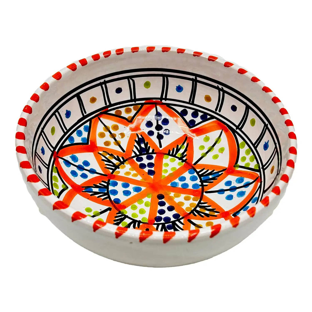 Bol en céramique tunisienne décoré diamètre 13 cm #3