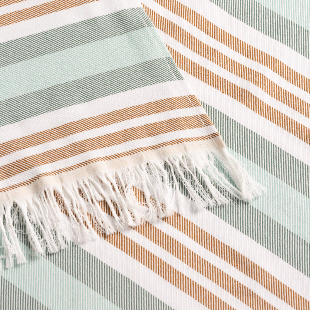TRIA Lightweight Cotton Beach Sarong with Fringes