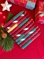 Bougie flambeau Joyeux Noël, 2,3 × 20 cm