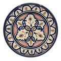 Plat En Terre Cuite De Safi, Artisanat Marocain 23 cm #9