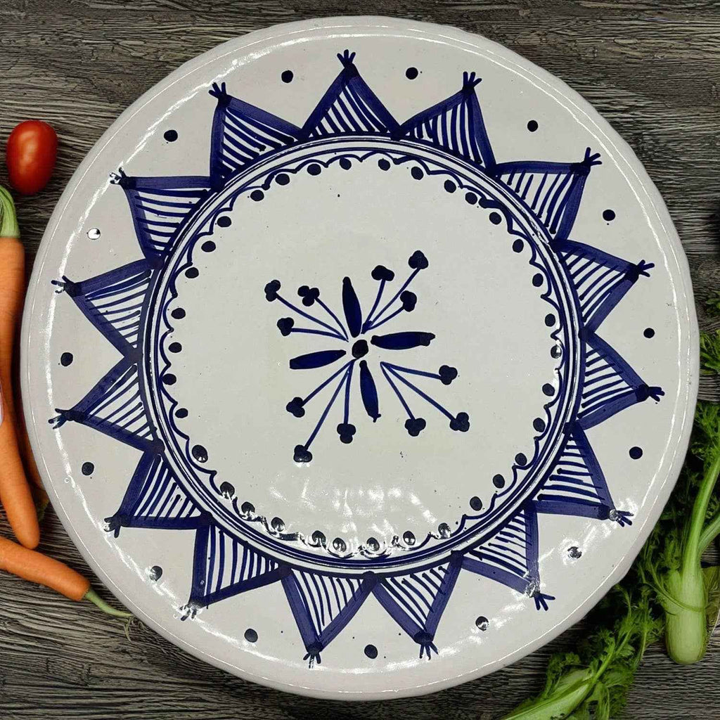 Assiette Décorative En Céramique Tunisienne Peinte À La Main #2