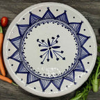 Assiette Décorative En Céramique Tunisienne Peinte À La Main #2