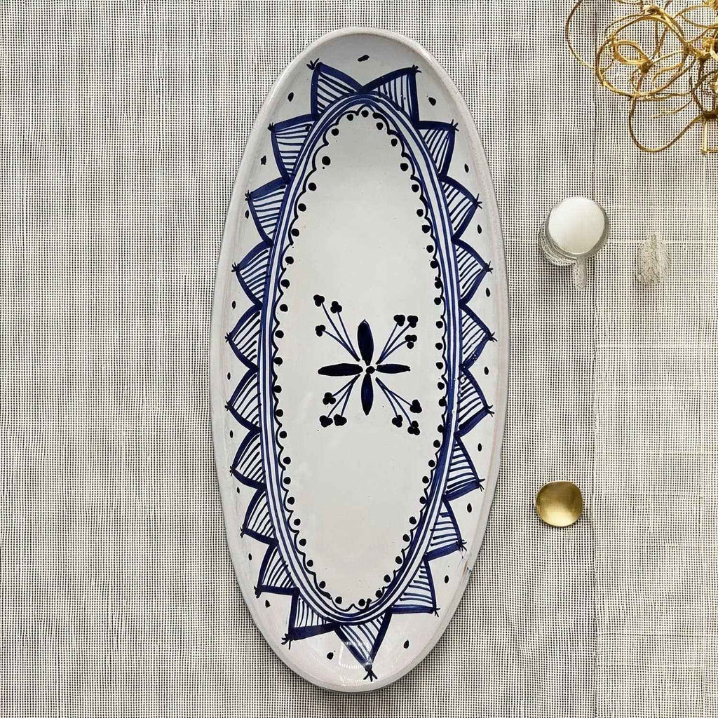 Plat Décoratif En Céramique Tunisienne Artisanale #19