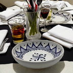 Assiette Creuse En Céramique Tunisienne Peinte À La Main #3