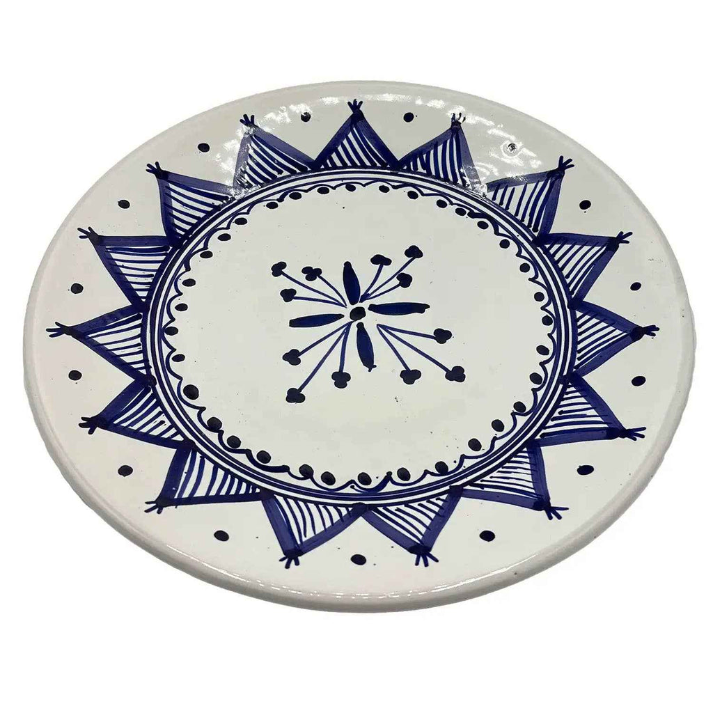 Assiette Décorative En Céramique Tunisienne Peinte À La Main #2