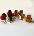 Pochette à cordon en cuir VALTICO, coloris assortis