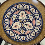 Plat En Terre Cuite De Safi, Artisanat Marocain 23 cm #9
