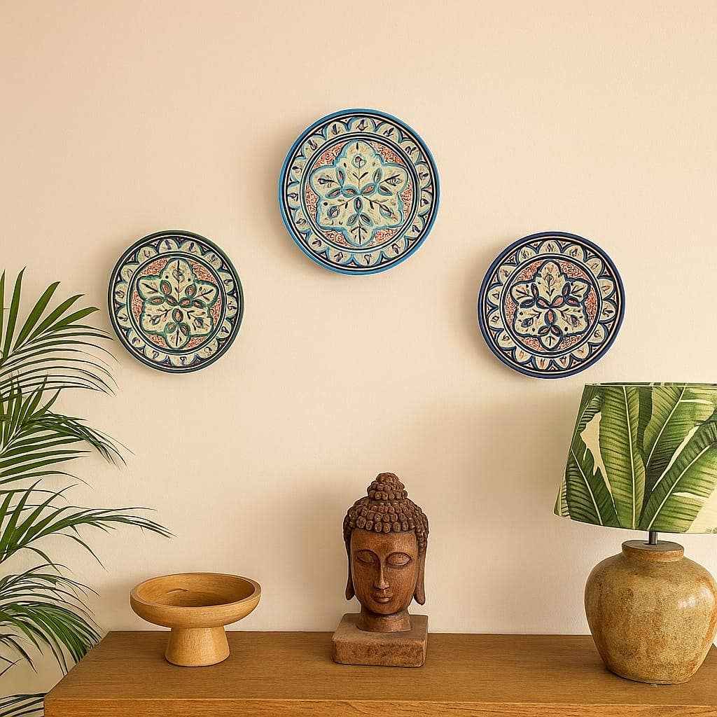Assiette Artisanale En Terre Cuite De Safi, Maroc #18