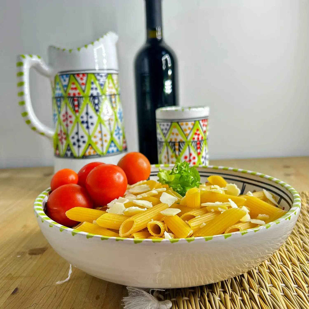 Assiette Creuse En Céramique Tunisienne Peinte À La Main #13