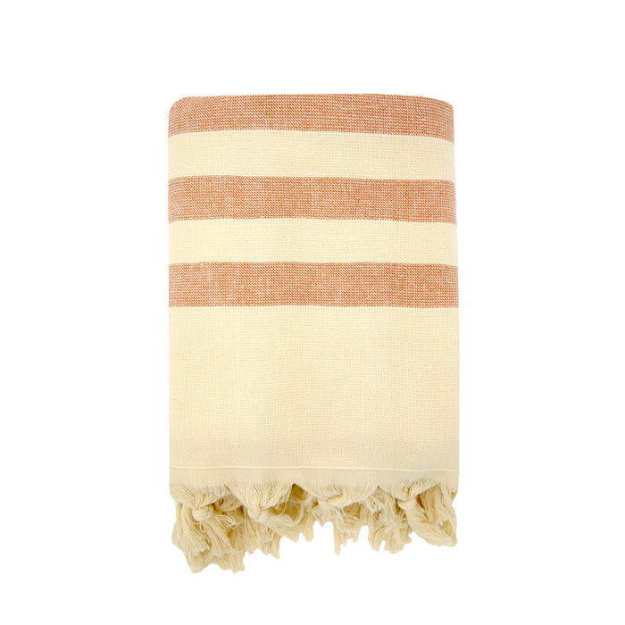 Double-sided fouta with terry lining 90x160 340g/m² - Fidji