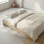 Housse de couette Nuvia taupe