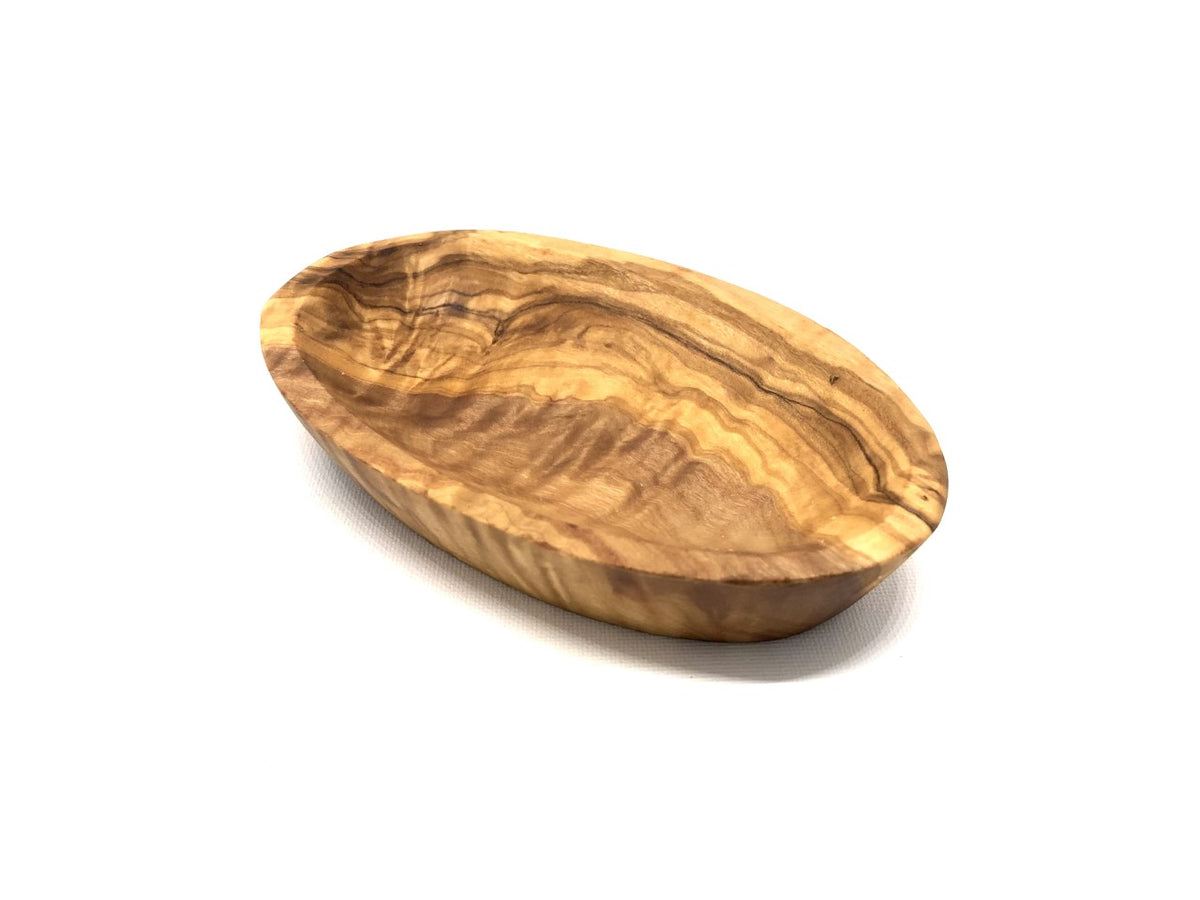 Coupelle ovale 15 cm en bois d'olivier Terra Gusto