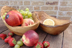 Coupe à fruits 25-29 cm en bois d'olivier Terra Gusto