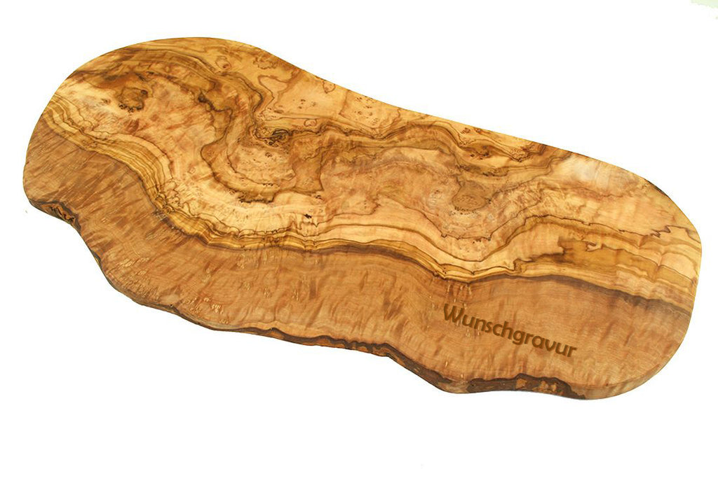 Planche à découper rustique 35-39 cm en bois d'olivier Terra Gusto – vue 3