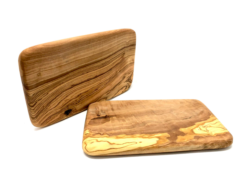 Planchette petit-déjeuner 22 × 13 cm en bois d'olivier Terra Gusto