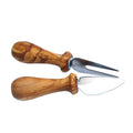 Duo de couverts à fromage en bois d'olivier Terra Gusto
