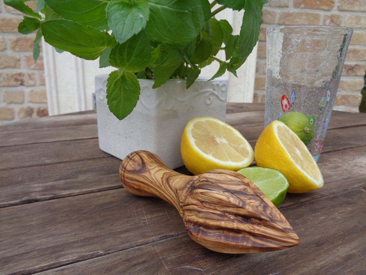 Presse-agrumes 15 cm en bois d'olivier Terra Gusto – vue 2