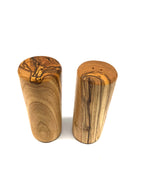 Duo salière et poivrière TOUR en bois d'olivier Terra Gusto
