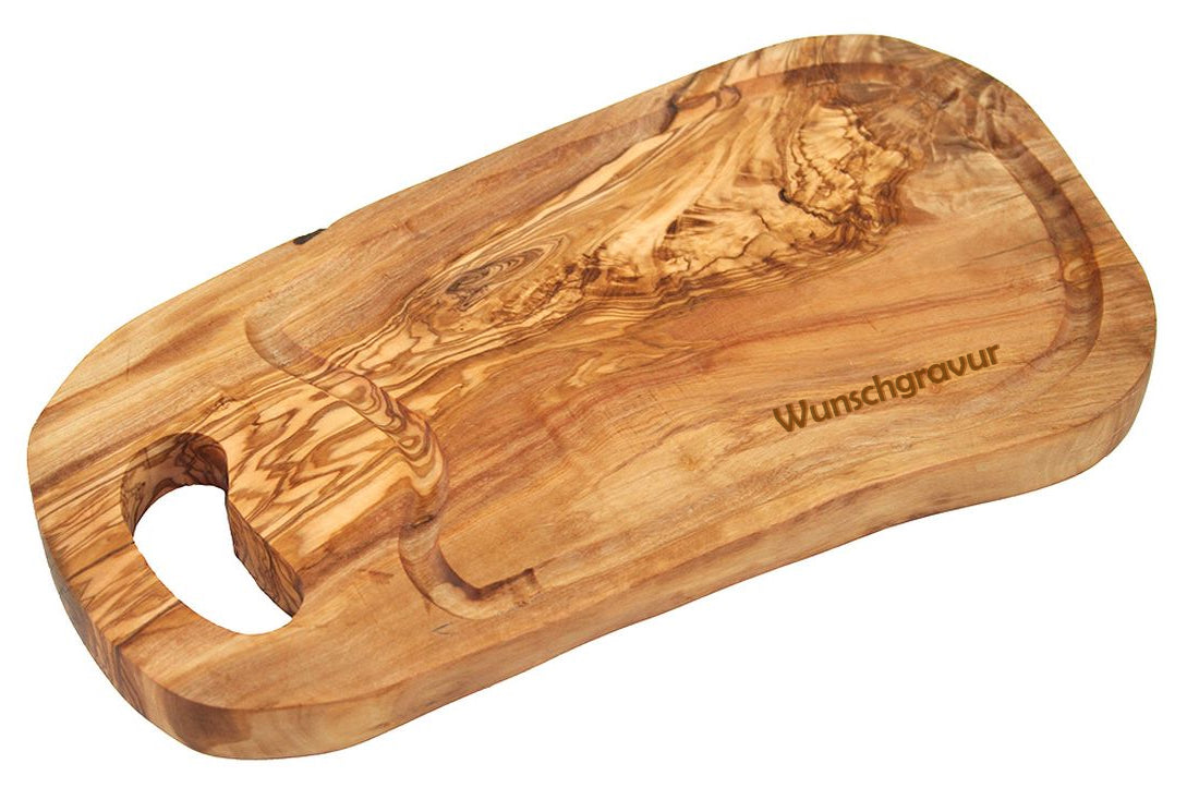 Planche à steak 40-44 cm en bois d'olivier Terra Gusto – vue 2