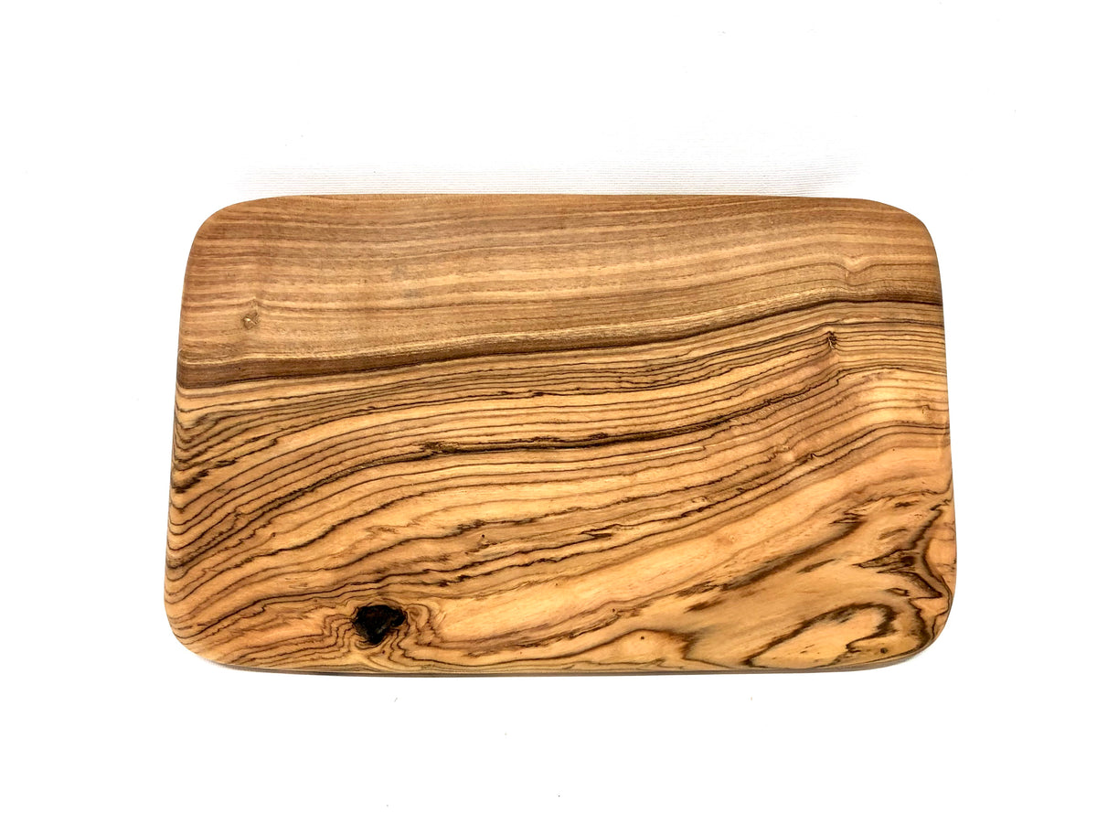 Planchette petit-déjeuner 22 × 13 cm en bois d'olivier Terra Gusto – vue 2
