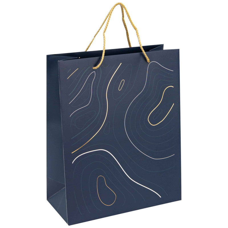 Grand sac cadeau Abysse bleu nuit